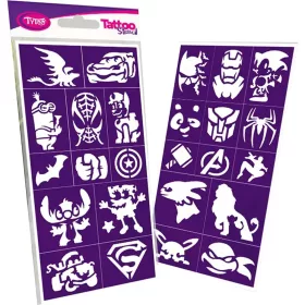 Tytoo Heroes sablon szett 25db-os