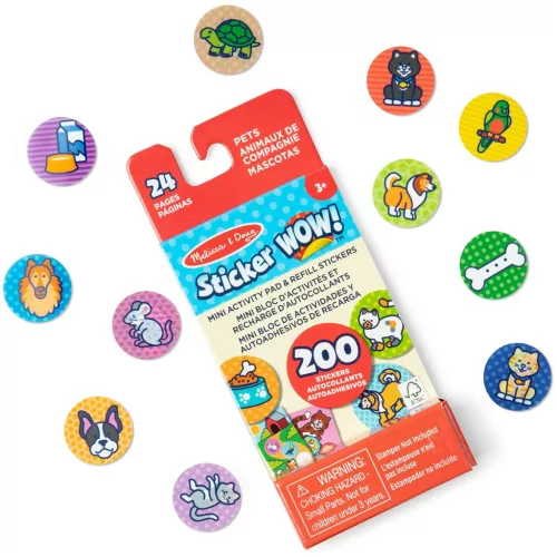 Melissa&Doug Mini Sticker Wow - Állatok - Spin Master