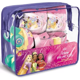   Disney Hercegnők rózsaszín görkorcsolya védőfelszereléssel 22-29 méretben - Mondo Toys