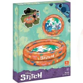   Disney Stitch 2 gyűrűs felfújható medence 100cm - Mondo Toys