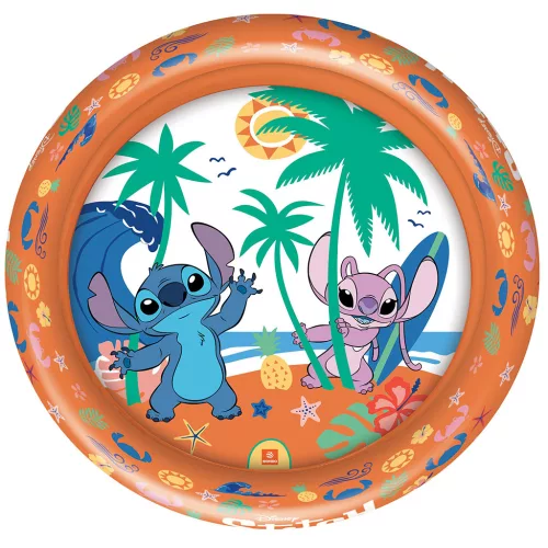 Disney Stitch 2 gyűrűs felfújható medence 100cm - Mondo Toys