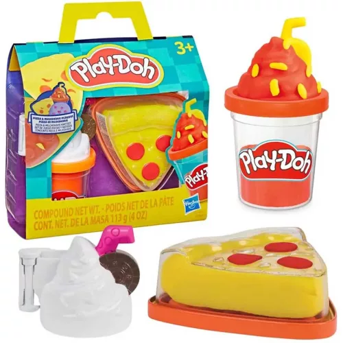 Play-Doh Treats To Go Pizza és milkshake gyurma szett - Hasbro