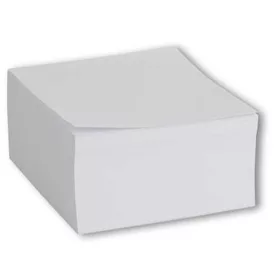   Kocka jegyzettömb 8,5x8,5x4cm-es 500 lapos fehér ragasztott
