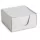 Kocka jegyzettömb 9x9x5cm-es 500 lapos fehér dobozos