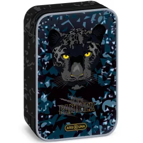   Ars Una Black panther többszintes tolltartó 15,5x22,5x4,5cm