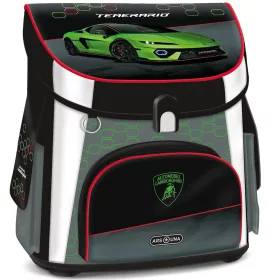   Ars Una Lamborghini mintás ergonomikus mágneszáras iskolatáska, hátizsák 33x41x24cm