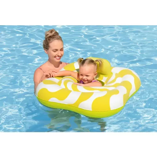 Bestway Swim Safe kétgyűrűs beülős baba úszógumi 79 cm