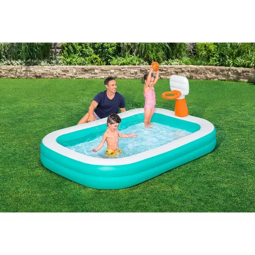 Bestway Dunk N' Splash™ medence kosárlabda palánkkal 251x168x102cm