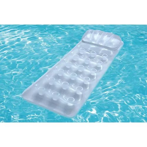 Bestway Ezüst színű átlátszó gumimatrac 175x63x26cm