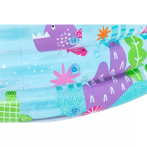 Bestway Vízvilág mintás átlátszó háromgyűrűs medence 183x33xcm