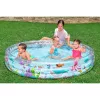 Bestway Vízvilág mintás átlátszó háromgyűrűs medence 183x33xcm