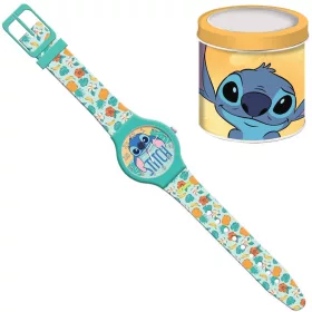   Luna Disney Stitch mintás analóg karóra fém díszdobozban