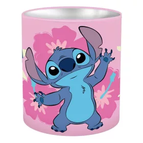 Luna Disney Stitch fém hengeres írószertartó 10x11cm