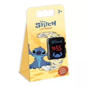 Luna Disney Stitch LED-es sárga karóra