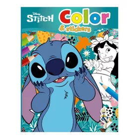 Luna Disney Stitch színező füzet matricákkal 32 oldal