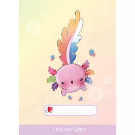 ICO Süni Axolotl mintás leckefüzet A/5-ös