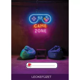 ICO Süni Game Zone mintás leckefüzet A/5-ös