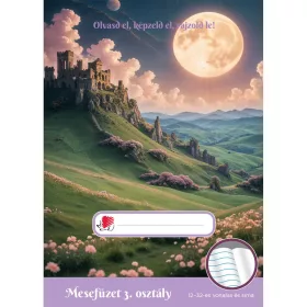   ICO Süni Lányos III. osztályos mesefüzet A/5-ös 12-32-es vonalazással
