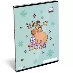  ICO Lizzysuli Lollipop Capybara mintás vonalas füzet A/4 81-32