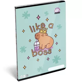   ICO Lizzysuli Lollipop Capybara mintás sima füzet A/4 80-32