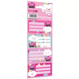  ICO Lizzysuli Lollipop Rainbow szivárvány mintás füzet címke 22x8 cm-es íven