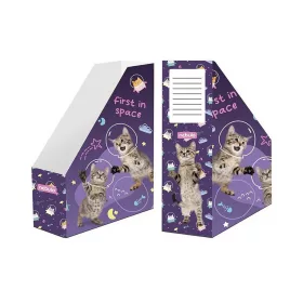   Nebulo Irattartó papucs összehajtható papír Astrocat mintával