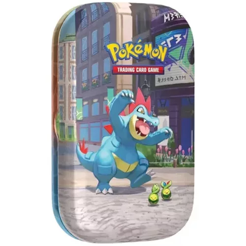 Pokémon TCG Lumiose City Mini Tin gyűjtői kártyacsomag fém tárolóban többféle változatban 1db