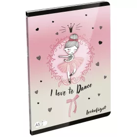   ICO LizzySuli Lovely Ballerina Tiny Dancer leckefüzet A/5 40lapos