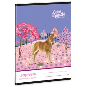 Ars Una Cute animals lovas leckefüzet 38 lapos A/5