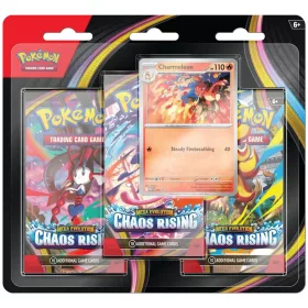 Pokémon TCG Mega Evolution Chaos Rising 3 pack blister