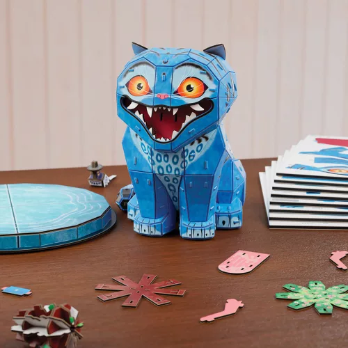 K-Pop Demon Hunters – Derpy tigris és Sussie madár 4D puzzle - Spin Master