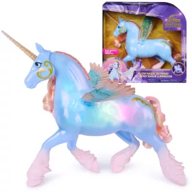   Unikornis Akadémia Glow Magic különleges Skywind világító unikornis - Spin Master