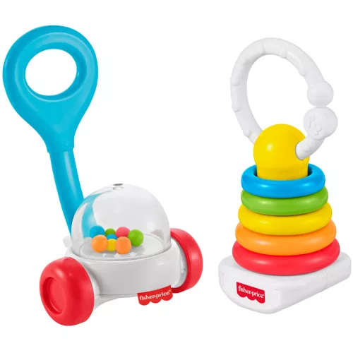 Fisher-Price 2 db-os színes csörgőszett babáknak - Mattel