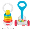 Fisher-Price 2 db-os színes csörgőszett babáknak - Mattel