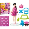 Play-Doh Barbie Csillogó ékszerek és szalagok gyurma szett babával – Hasbro