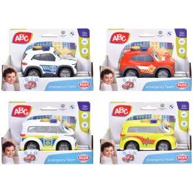   ABC Emergency Team kisautó fénnyel és hanggal, többféle, 1 db - Dickie Toys