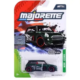   Majorette Prémium autómodell - Mini John Cooper S - zöld - Simba Toys