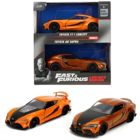   Halálos iramban Toyota FT-1 Concept és Toyota GR Supra fém kisautó szett – Jada Toys