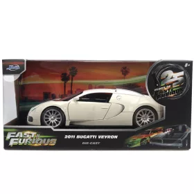   Halálos iramban 2011 Bugatti Veyron fém autómodell 1/24 - Jada Toys