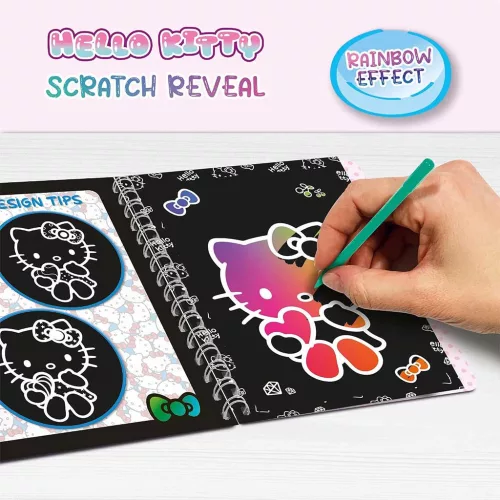 Hello Kitty Képkarc készítő füzet - Lisciani