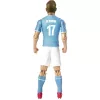 Focista akciófigura, 20 cm - Mancester City, De Bruyne 17-es mezben
