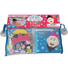   Buddy & Barney Színváltós fürdőkönyv és matricák - Vicces arcok