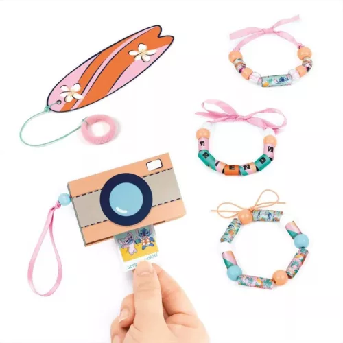 Make It Real Stitch kalandos foglalkoztató és karkötőkészítő szett