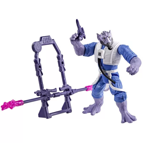 Star Wars ActionVerse 11cm-es Garazeb ZEB Orrelios figura kiegészítőkkel - Hasbro