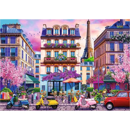Tavasz Párizsban 4000db-os puzzle - Trefl