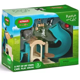   Schleich Farm World Macskás játszóház játékszett (42764)
