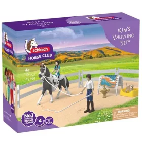 Schleich Horse Club Kim lovaglóedzése játékszett (42799)