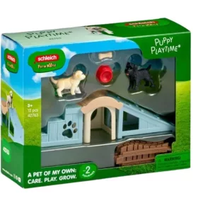   Schleich Farm World Kiskutyák játszóház játékszett (42763)