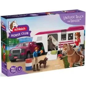 Schleich Lószállító terepjáróval és lovakkal (42705)