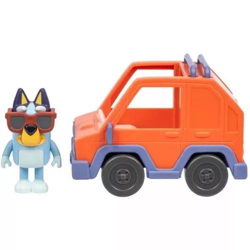 Bluey játékszett - Bluey és 4x4 -es autója